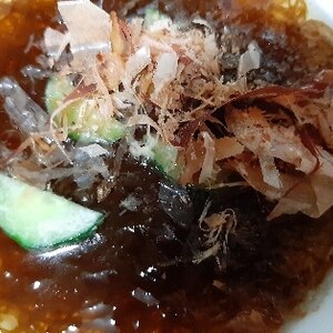 簡便！野菜をちょい足し☆もずく酢胡瓜